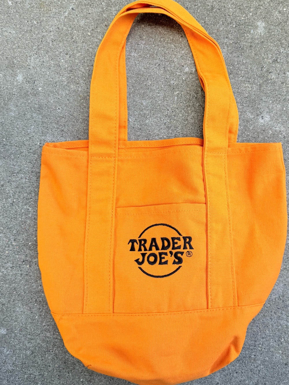 Trader Joe’s Orange and Black Halloween Tote Bag